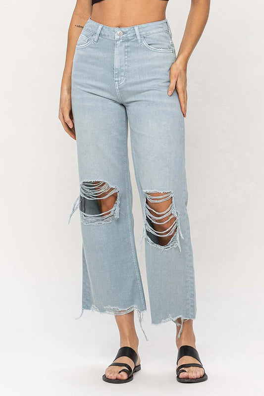 Leslie Vintage Crop Flare Jeans