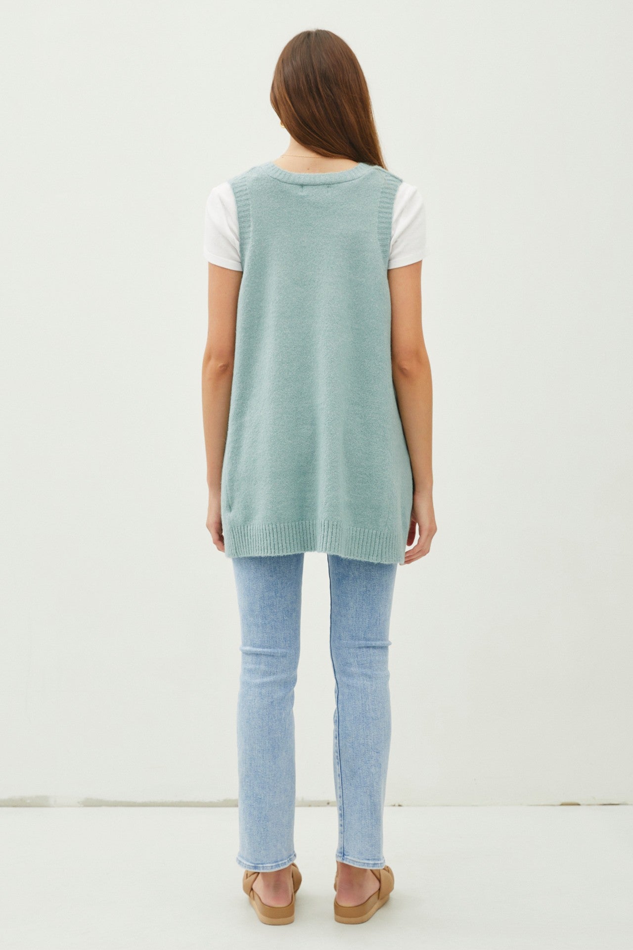 Sadey Oversized Sweater Vest