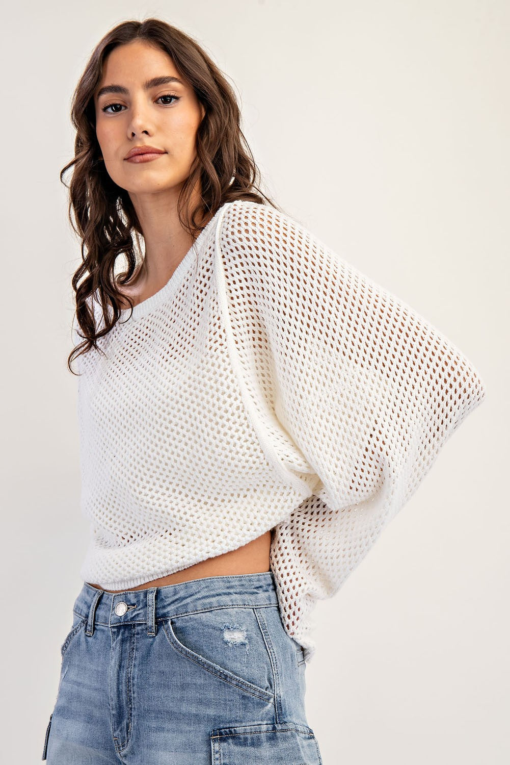 Lolah Crochet Sweater