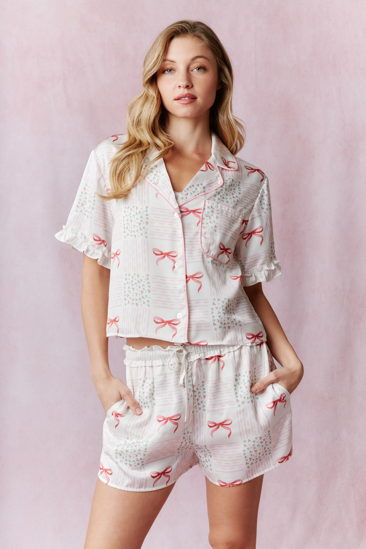 Della Bow Pajamas