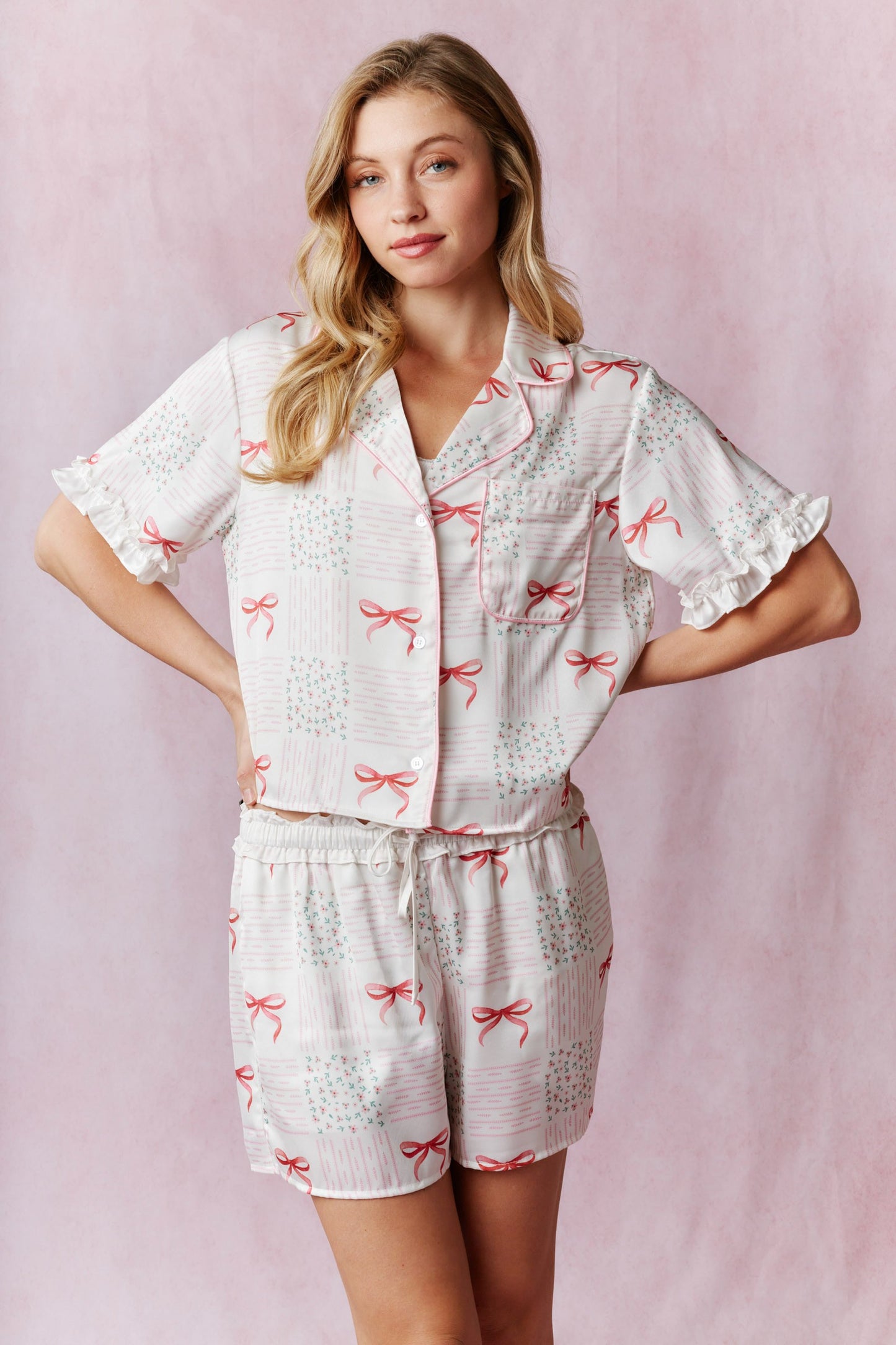 Della Bow Pajamas