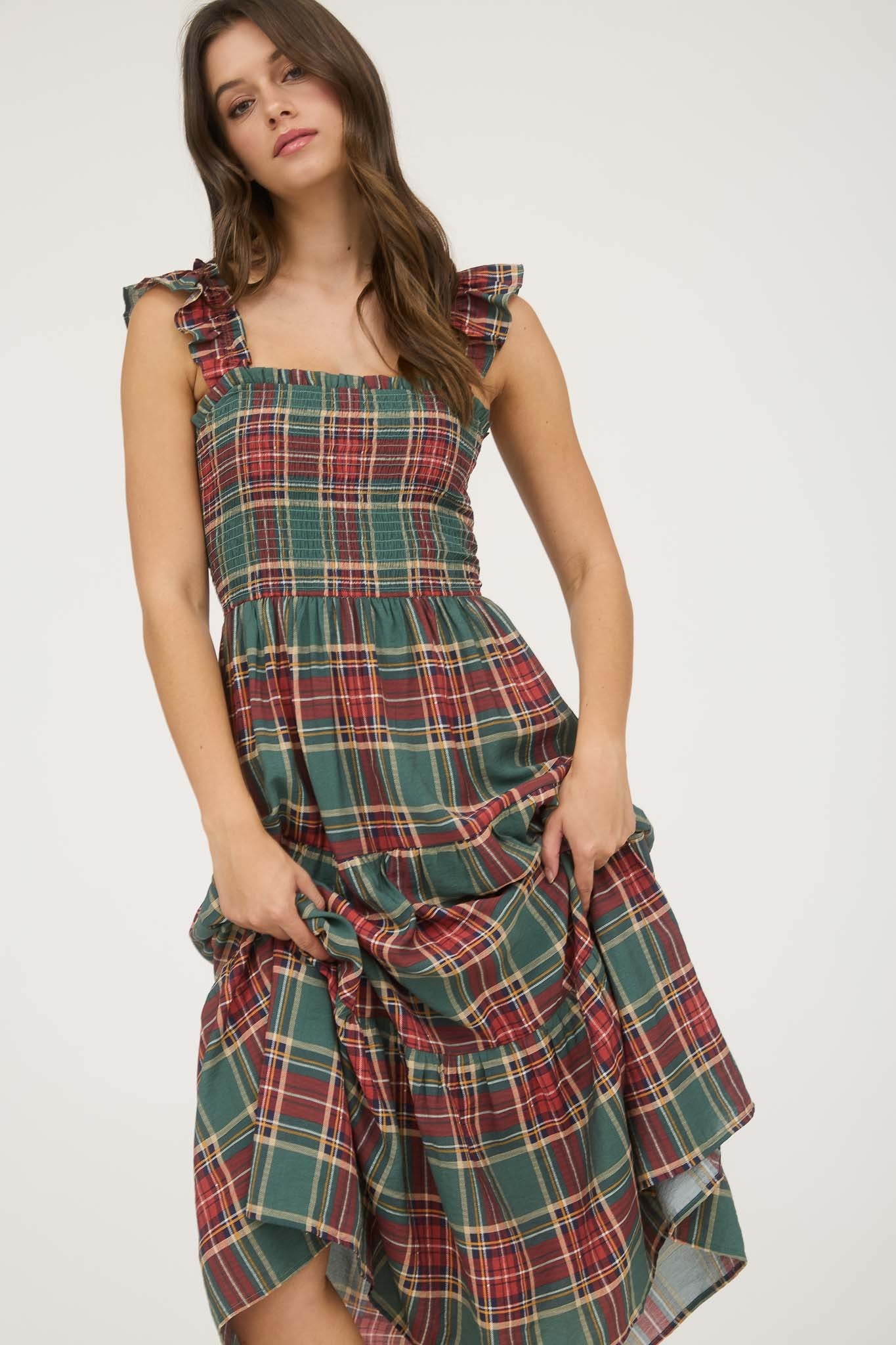 Belinda Plaid Dress