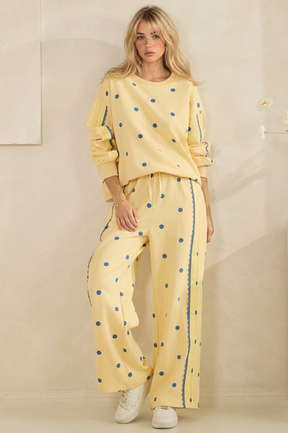 Arturo Polka Dot Sweatpants