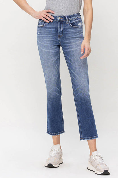 Harlan Mid Rise Straight Jean