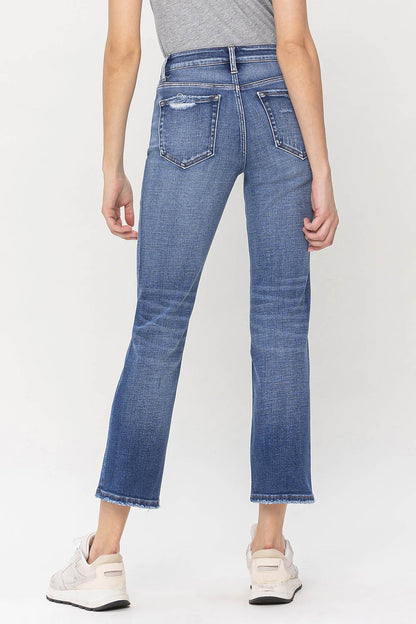 Harlan Mid Rise Straight Jean