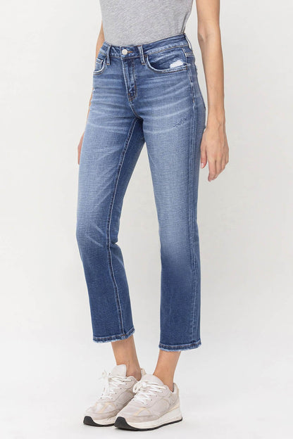 Harlan Mid Rise Straight Jean