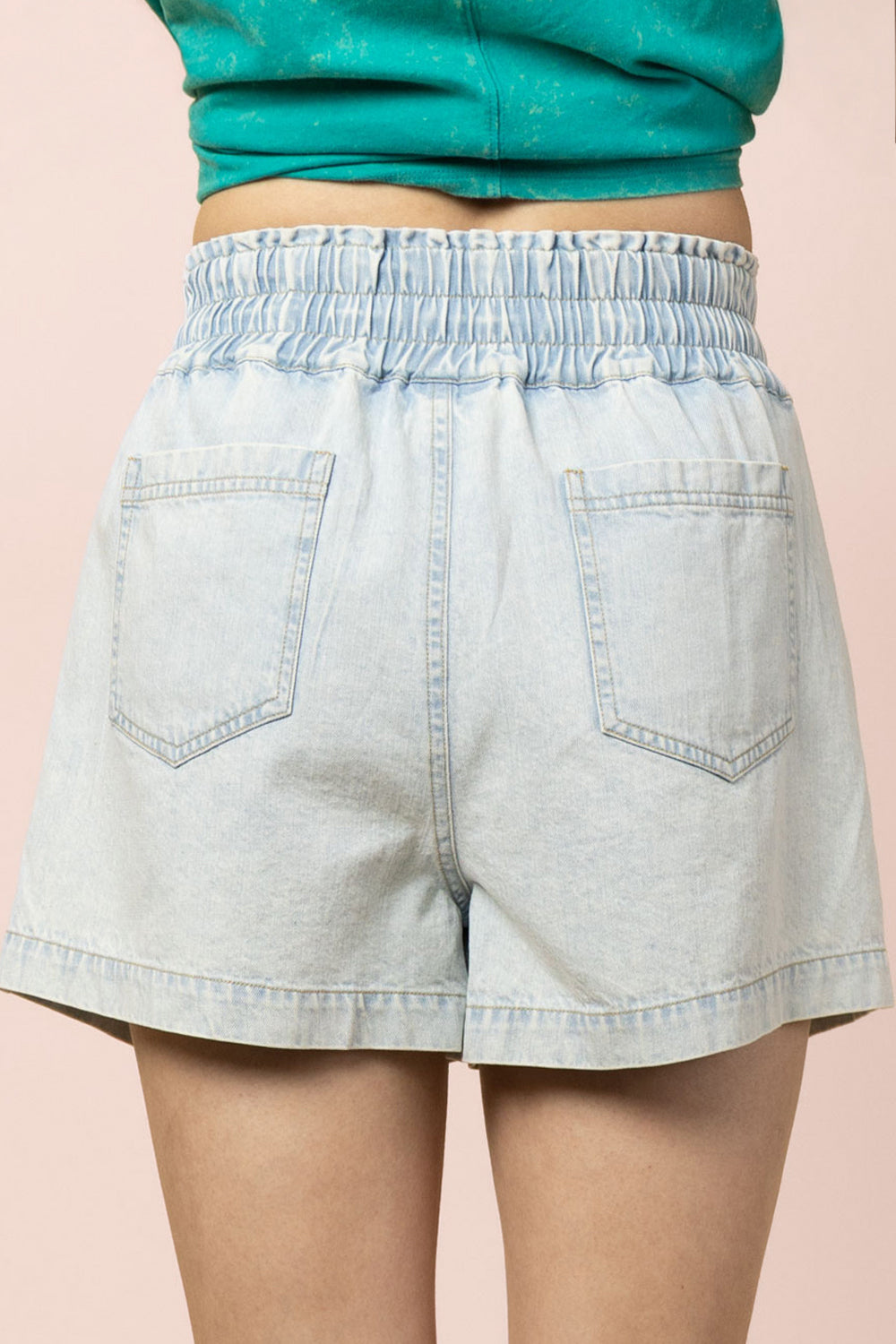 Judith Chambray Shorts