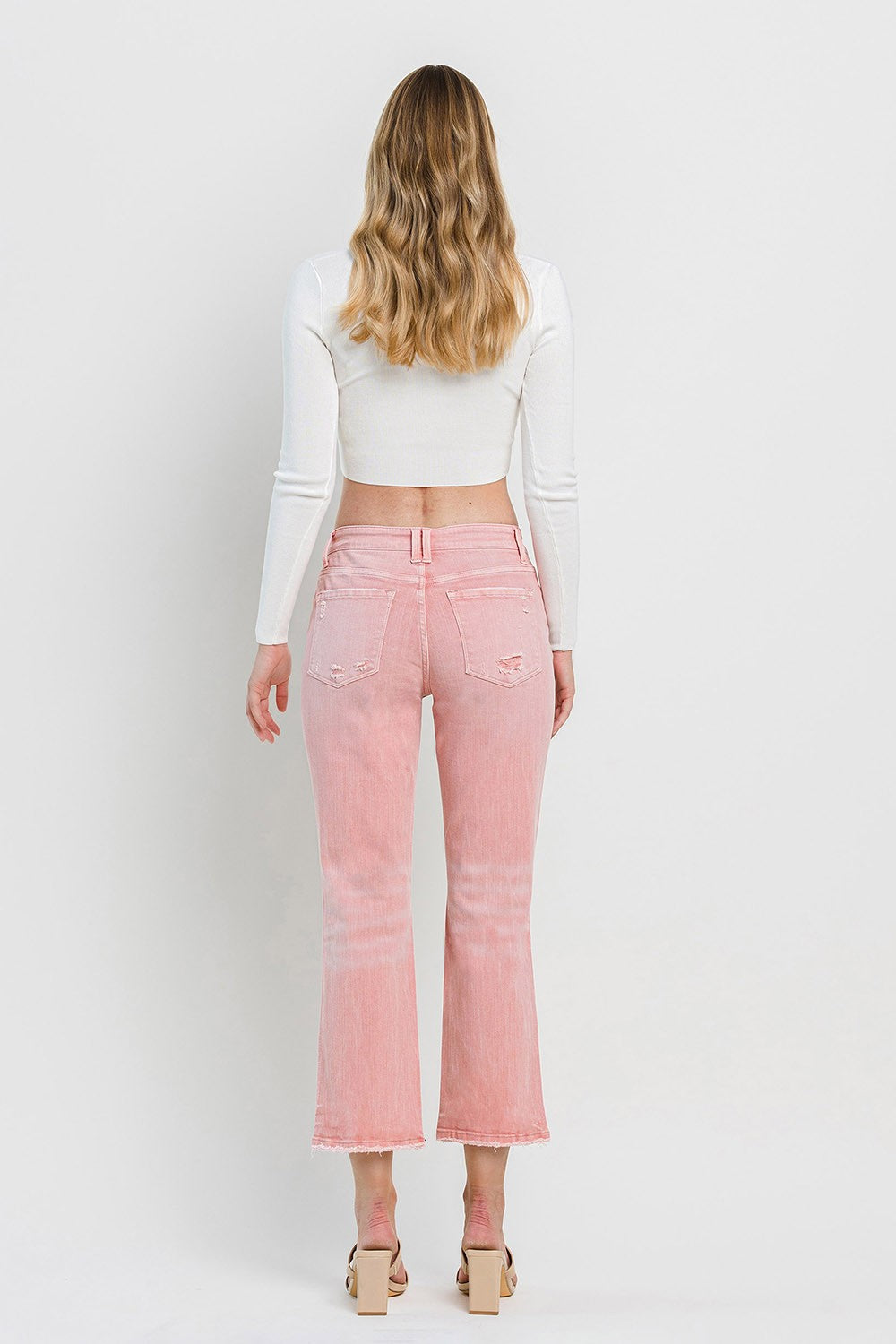 Brock High Rise Cross Over Crop Jean