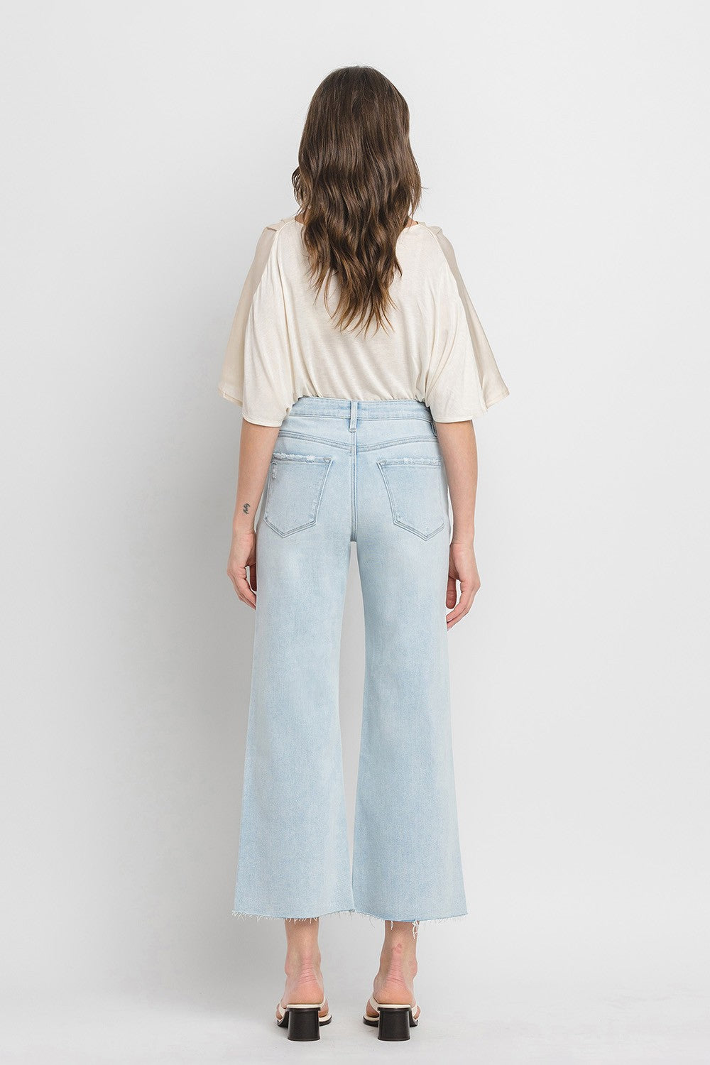 Olivia High Rise Wide Leg Jean