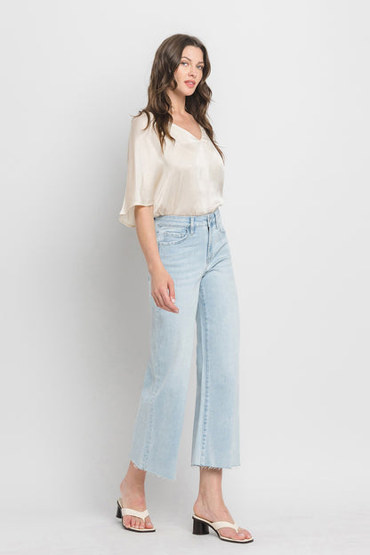 Olivia High Rise Wide Leg Jean