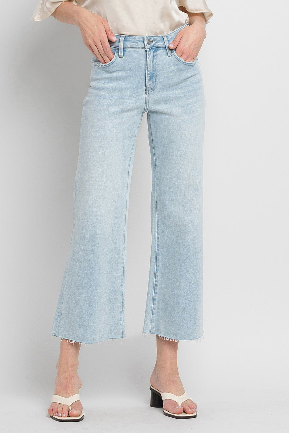 Olivia High Rise Wide Leg Jean