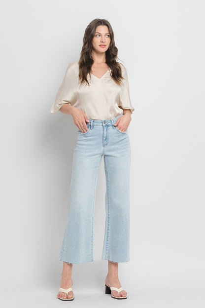 Olivia High Rise Wide Leg Jean