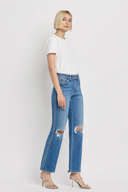 Gladden High Rise Slim Wide Leg Jean