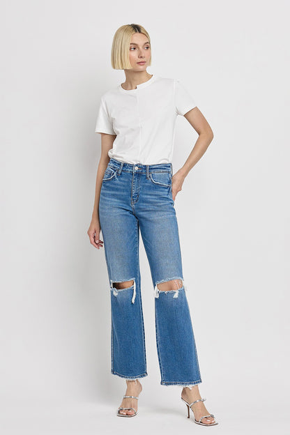 Gladden High Rise Slim Wide Leg Jean