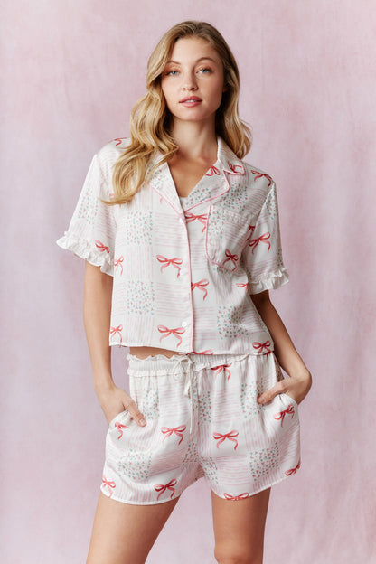 Della Bow Pajamas
