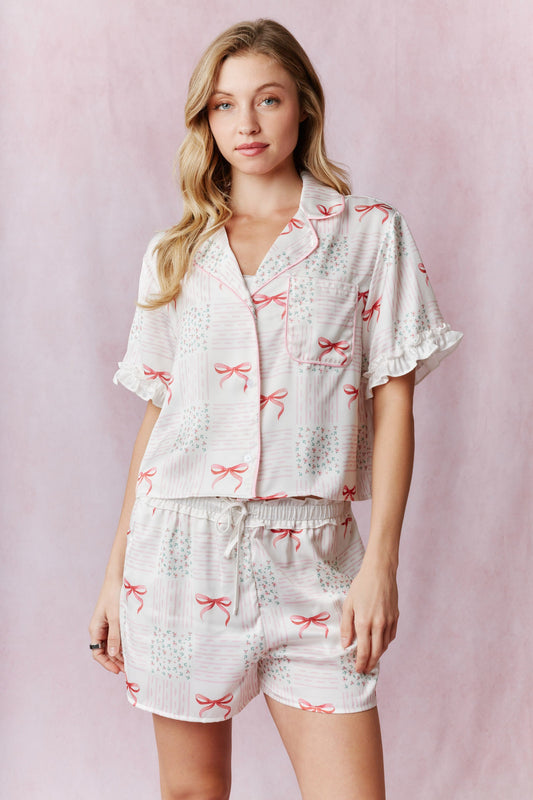 Della Bow Pajamas