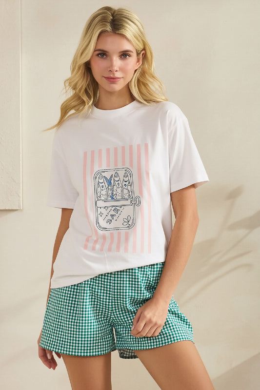 Sardine Tin Graphic T-Shirt