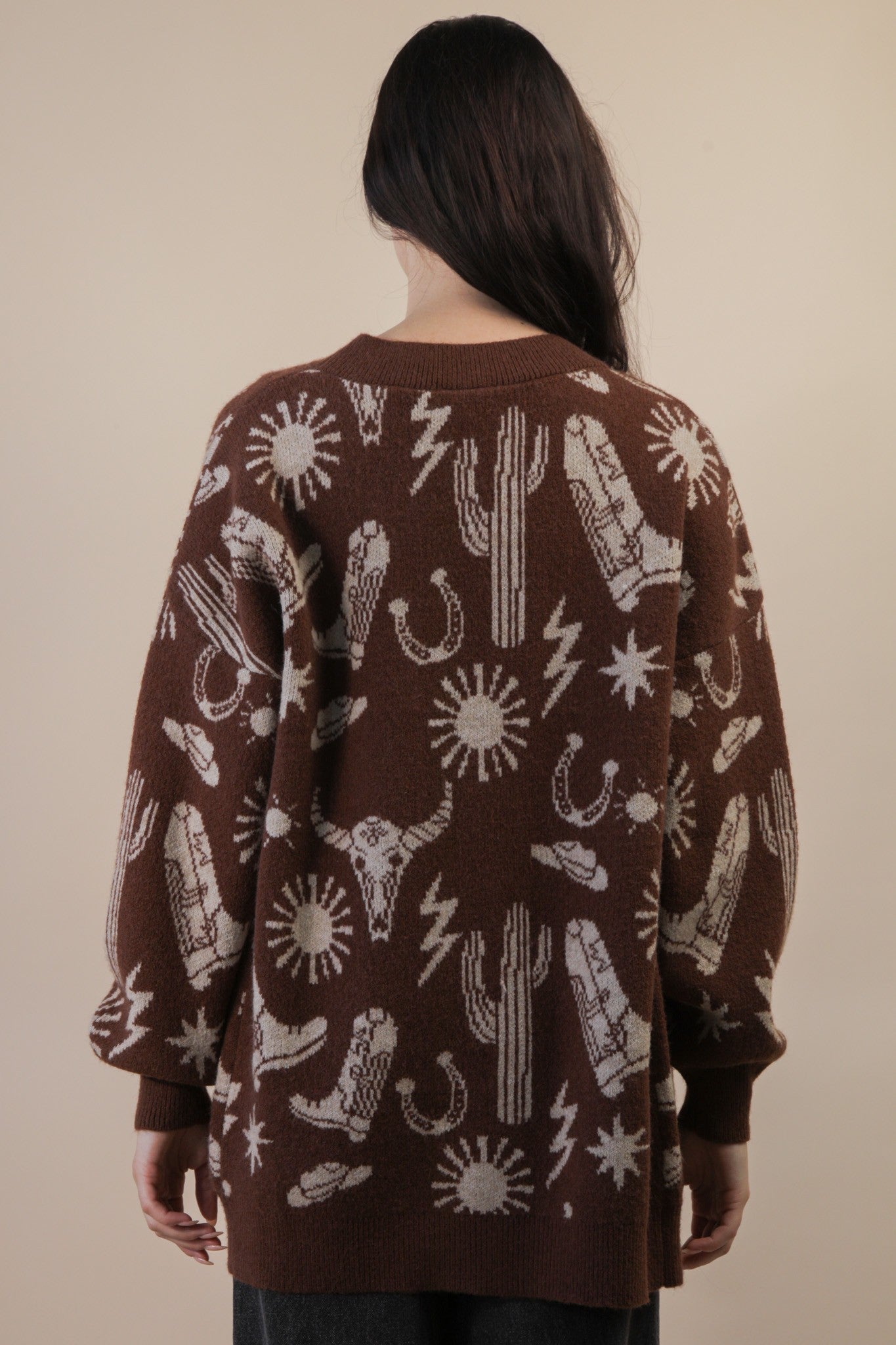 Vivvie Western Cardigan