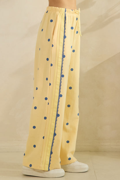 Arturo Polka Dot Sweatpants