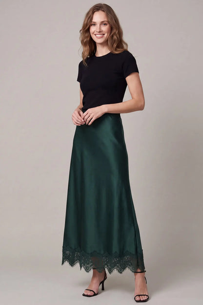 Juelz Satin Skirt