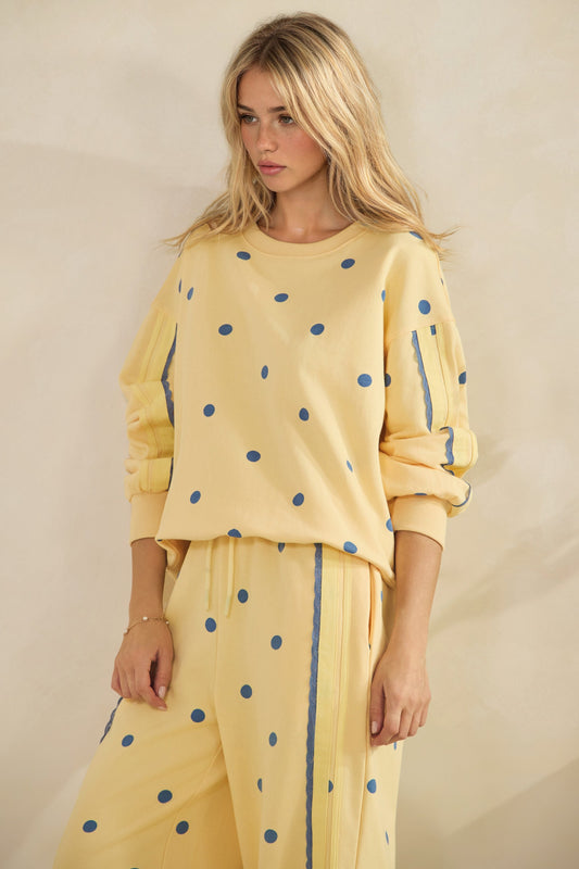 Callen Polka Dot Sweatshirt