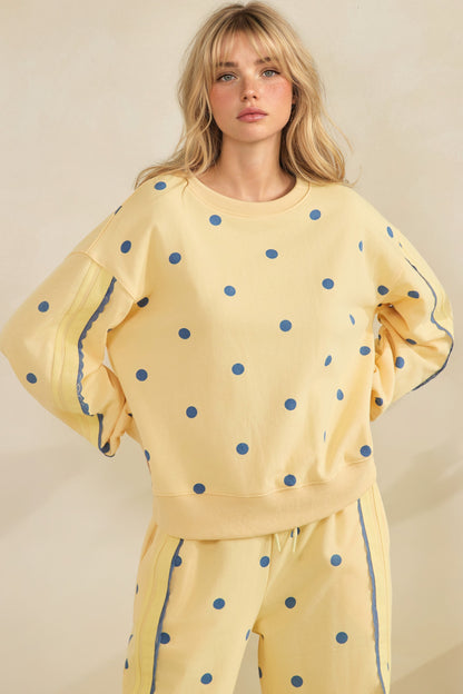 Callen Polka Dot Sweatshirt