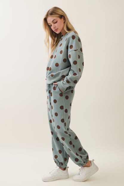 Keaton Polka Dot Sweatshirt
