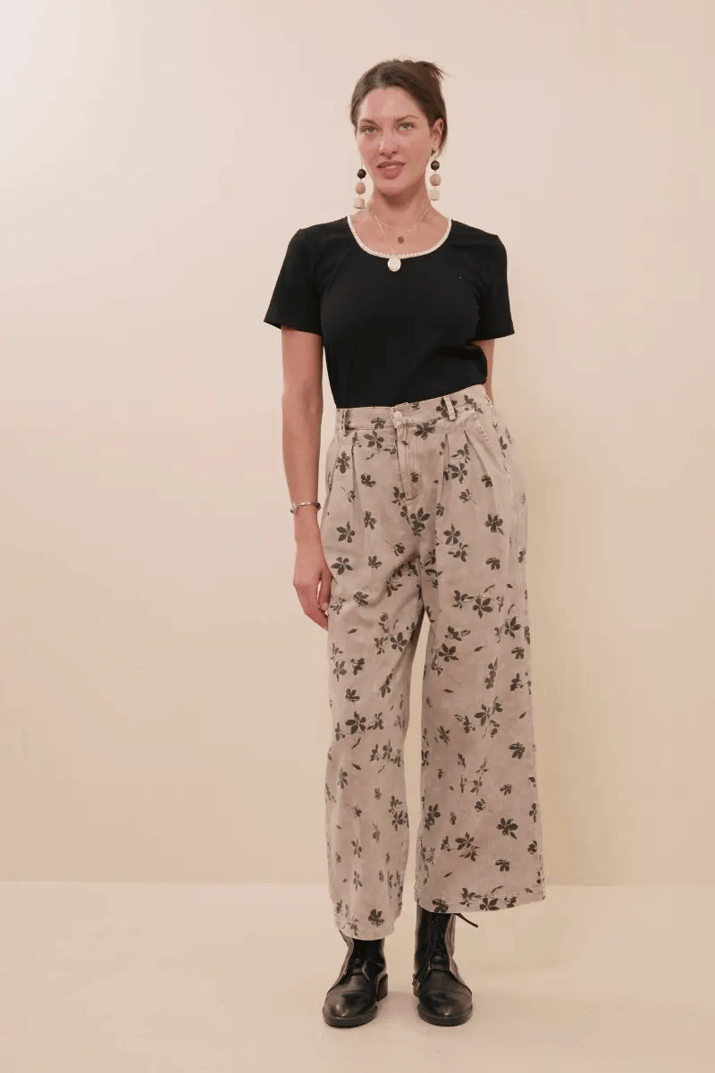 Ginna Floral Printed Pants