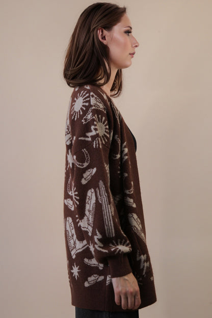 Vivvie Western Cardigan