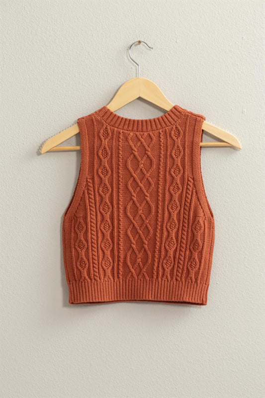 Parker Cable Knit Top