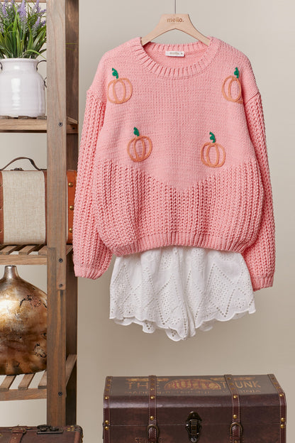 Josie Pumpkin Sweater