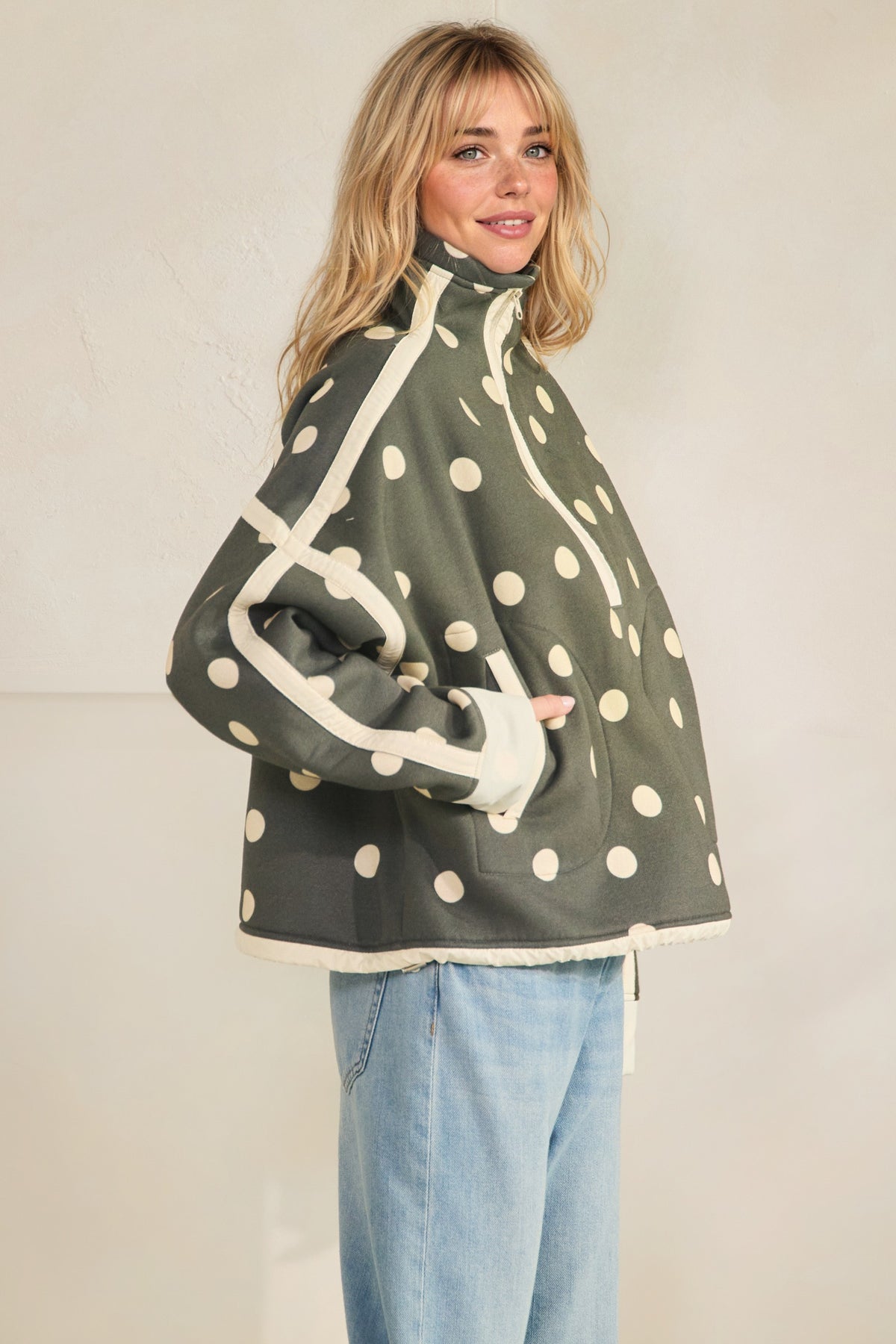 Ginger Polka Dot Pullover