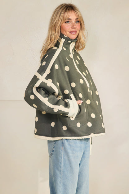 Ginger Polka Dot Pullover